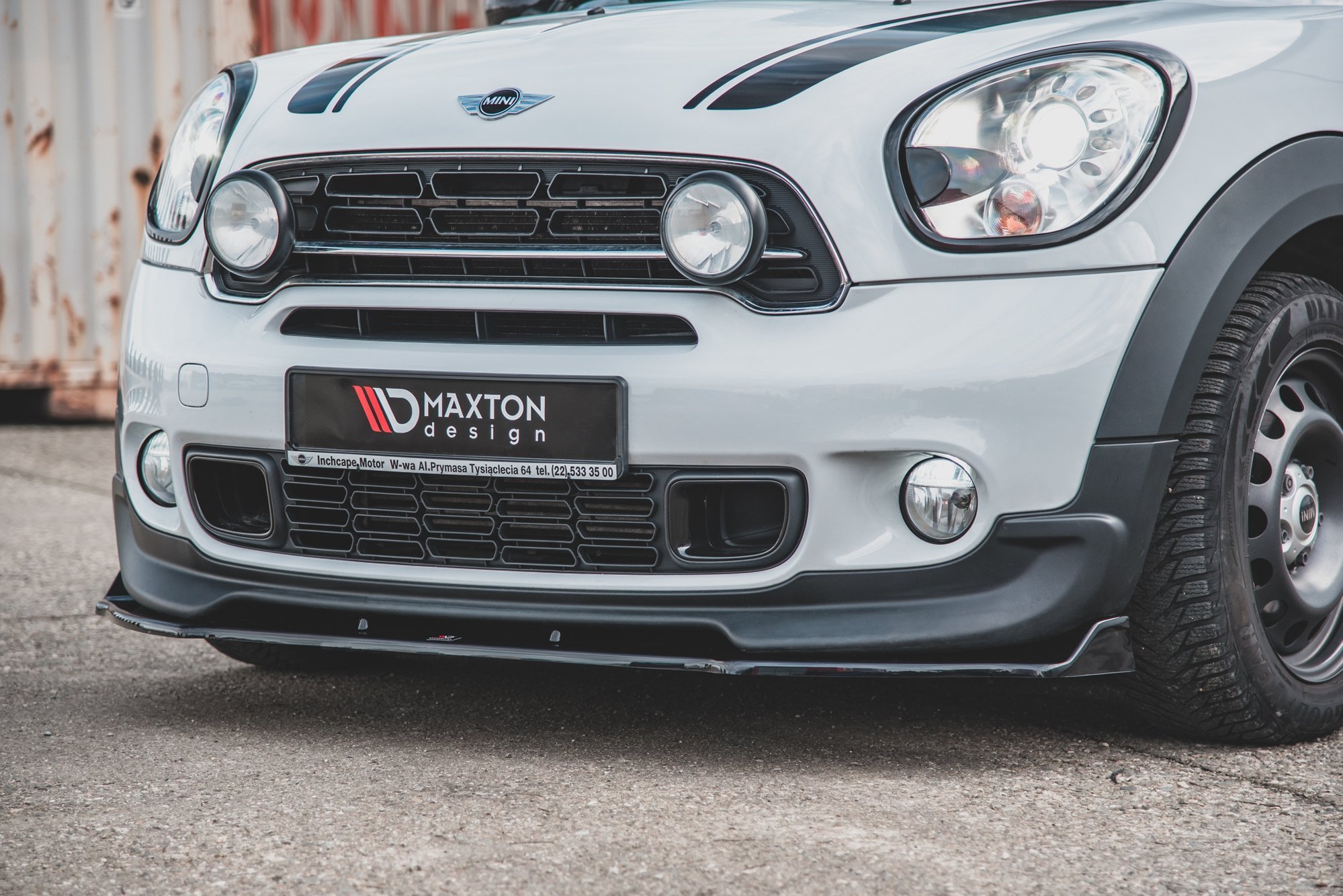 Maxton Design Передний сплиттер Mini Countryman Mk1 JCW — изображение 4