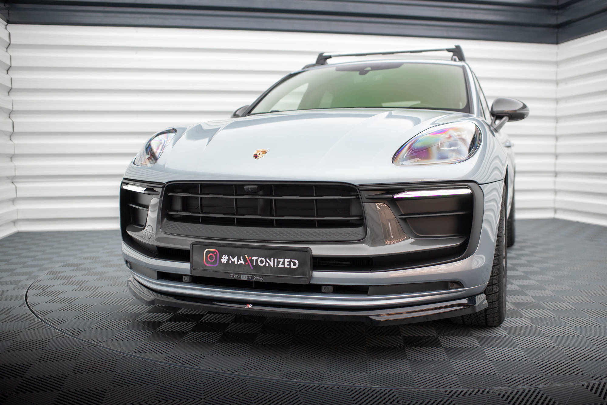 Maxton Design Передний сплиттер Porsche Macan Mk1 Facelift 2