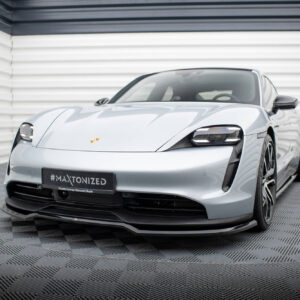 Maxton Design Передний сплиттер для Porsche Taycan / Taycan 4 / Taycan 4S / Taycan GTS Mk1