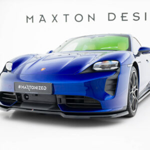 Maxton Design Передний сплиттер Porsche Taycan Turbo S Mk1