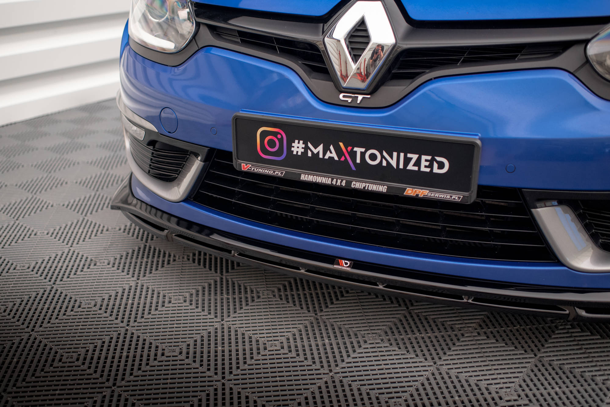 Maxton Design Передний сплиттер Renault Megane GT Line Grandour Mk3 Facelift — изображение 3