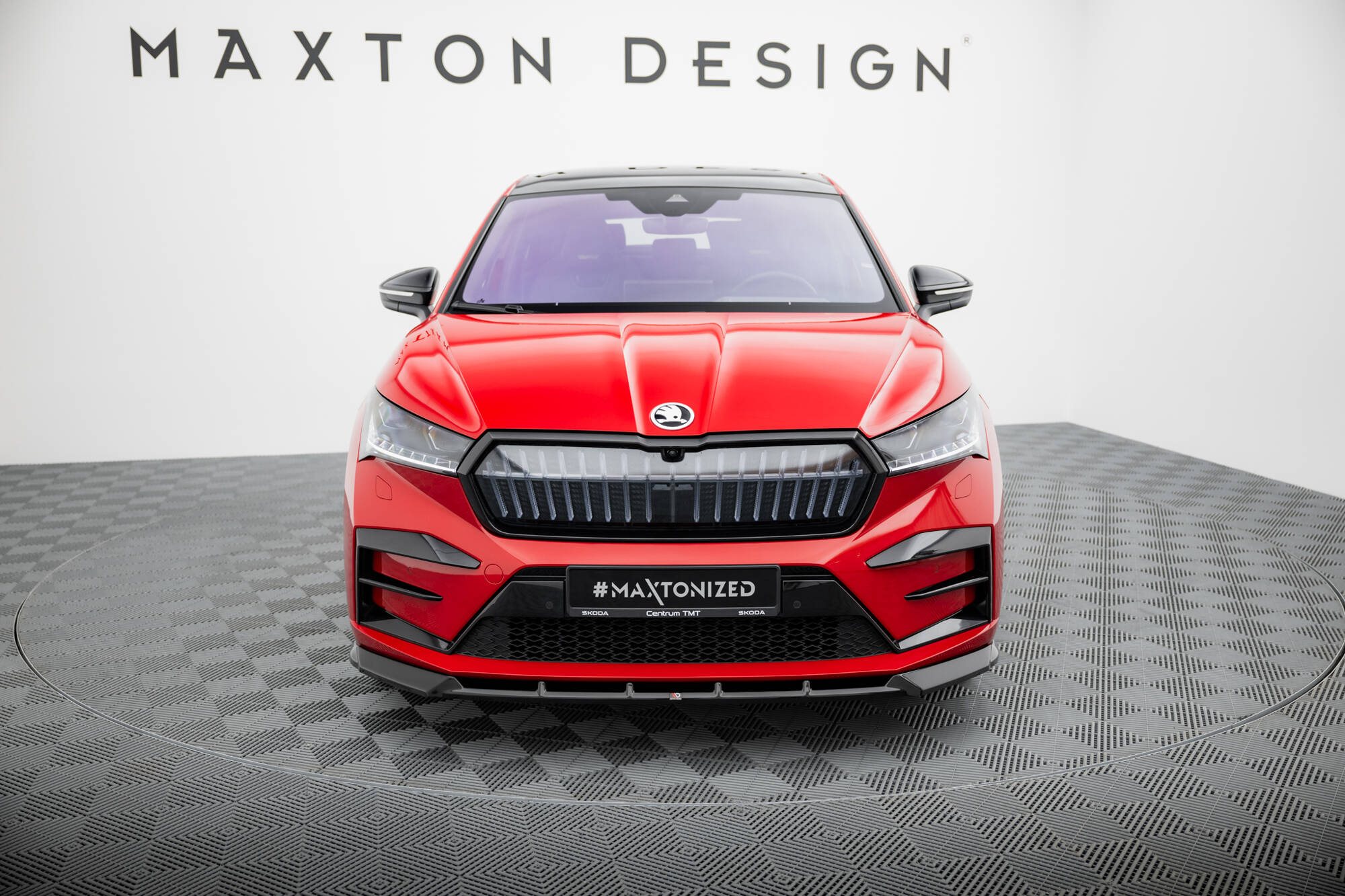 Maxton Design Передний сплиттер Skoda Enyaq Coupe iV RS — изображение 2