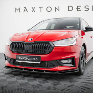Maxton Design Передний сплиттер Skoda Fabia Monte Carlo Mk4