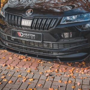 Maxton Design Передний сплиттер Skoda Karoq Sportline