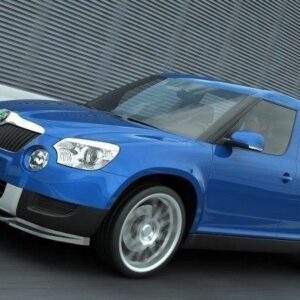 Maxton Design Передний сплиттер SKODA YETI