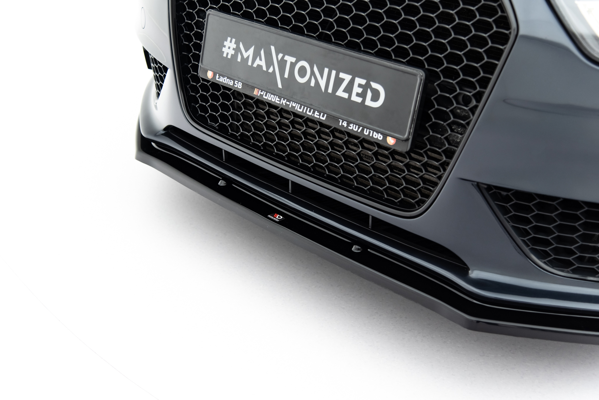 Maxton Design Передний сплиттер V.1 Audi A4 B8 FL — изображение 4