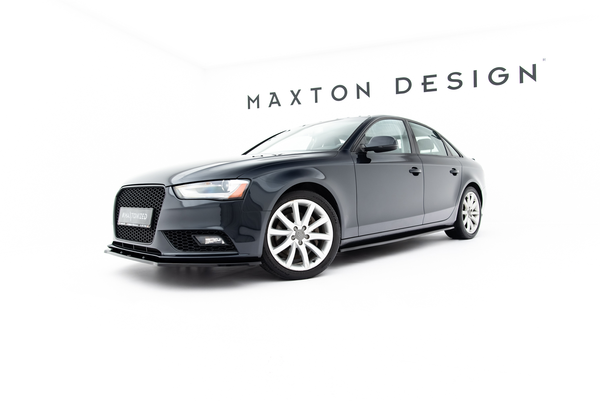 Maxton Design Передний сплиттер V.1 Audi A4 B8 FL — изображение 5