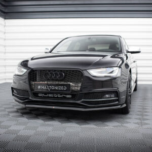 Maxton Design Передний сплиттер V.1 для Audi A4 S-Line / S4 B8 (рестайлинг)