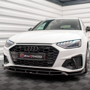 Maxton Design Передний сплиттер V.1 для Audi A4 S-Line / S4 B9 (рестайлинг)