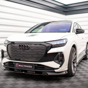 Maxton Design Передний сплиттер V.1 для Audi Q4 etron Sportback S-line Mk1