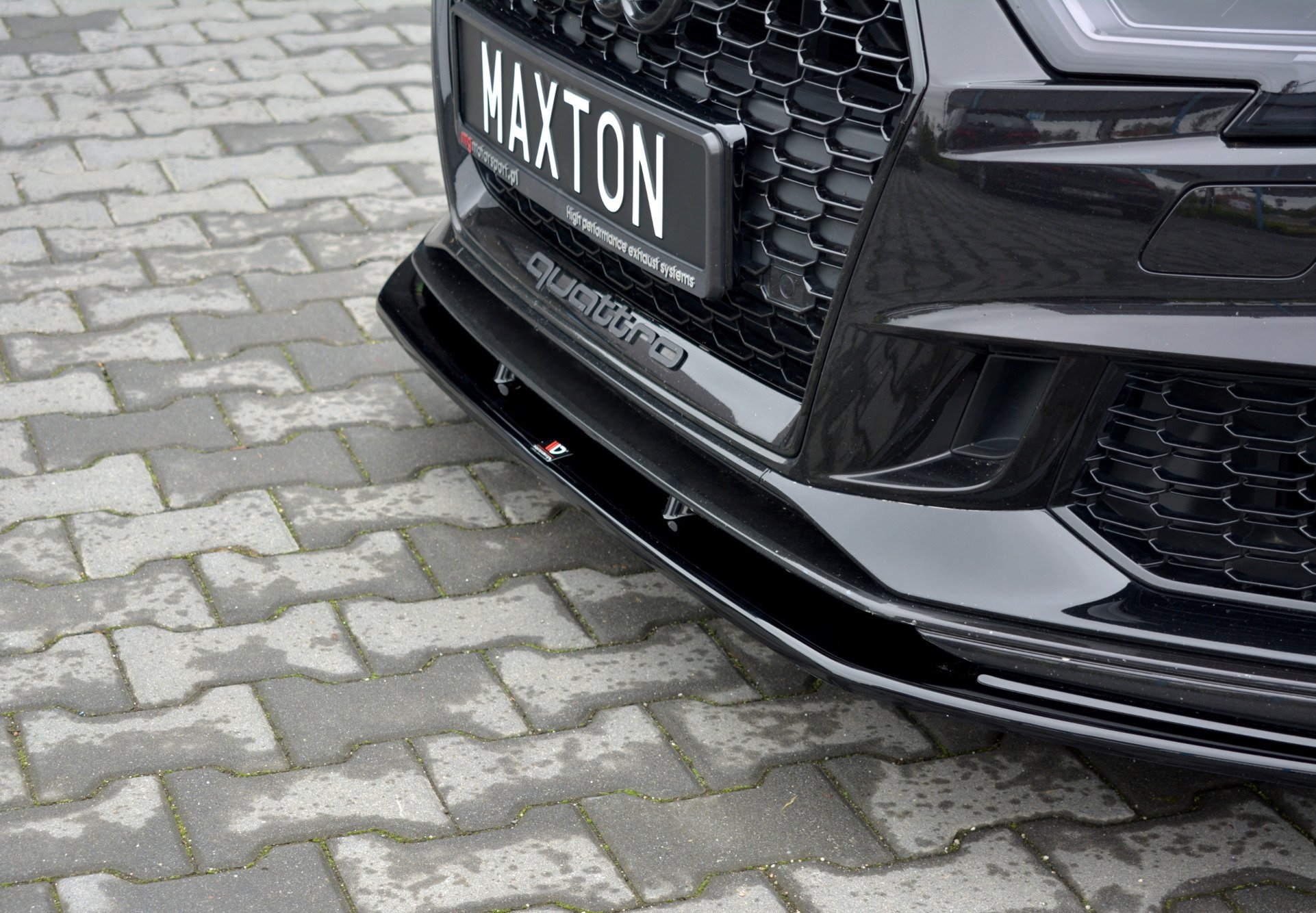 Maxton Design Передний сплиттер V.1 для Audi RS3 Sportback 8V (рестайлинг) — изображение 3