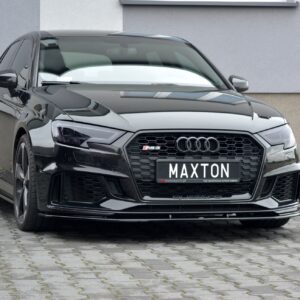 Maxton Design Передний сплиттер V.1 для Audi RS3 Sportback 8V (рестайлинг)