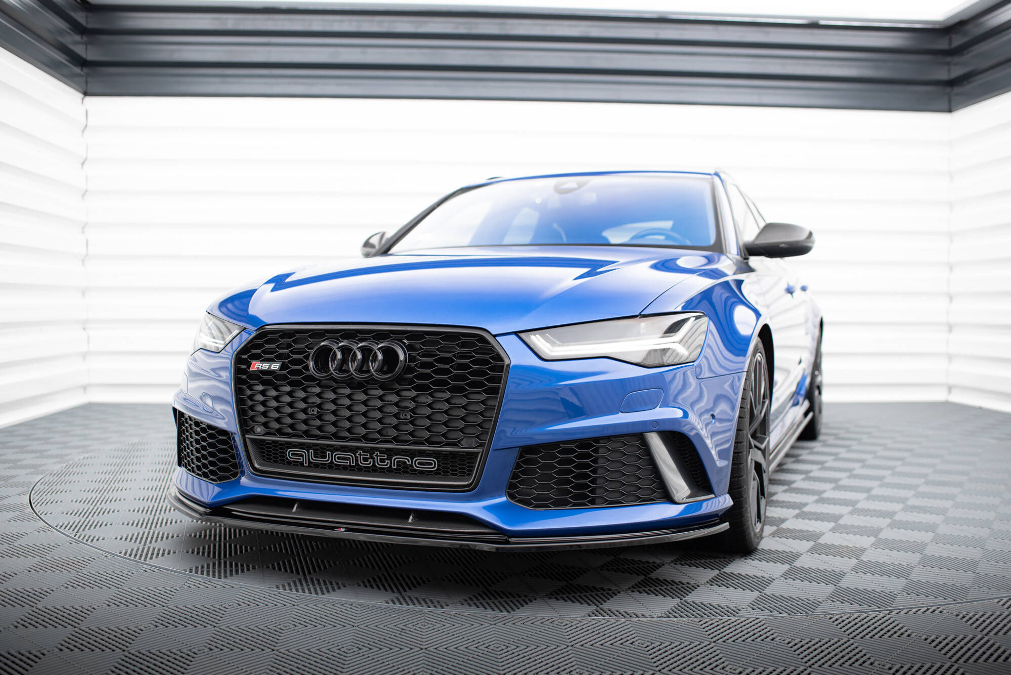 Maxton Design Передний сплиттер V.1 Audi RS6 C7 / C7 Facelift