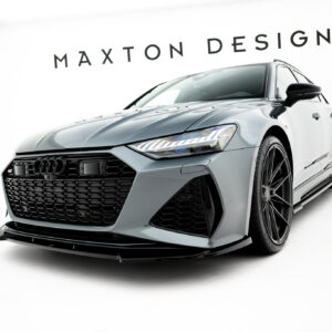 Maxton Design Передний сплиттер V.1 для Audi RS6 C8 / C8 Facelift