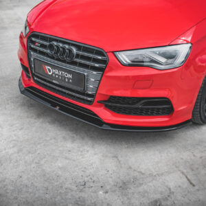 Maxton Design Передний сплиттер V.1 для Audi S3 / A3 S-Line 8V Седан / Кабриолет