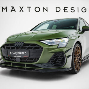 Maxton Design Передний сплиттер V.1 для Audi S3 Sportback / A3 S-line Sportback 8Y (рестайлинг)