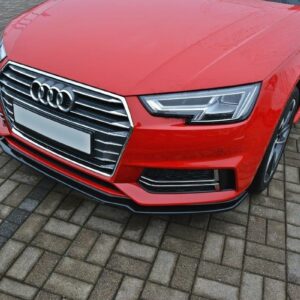 Maxton Design Передний сплиттер V.1 Audi S4 / A4 S-Line B9