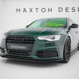 Maxton Design Передний сплиттер V.1 Audi S6 / A6 S-Line C7