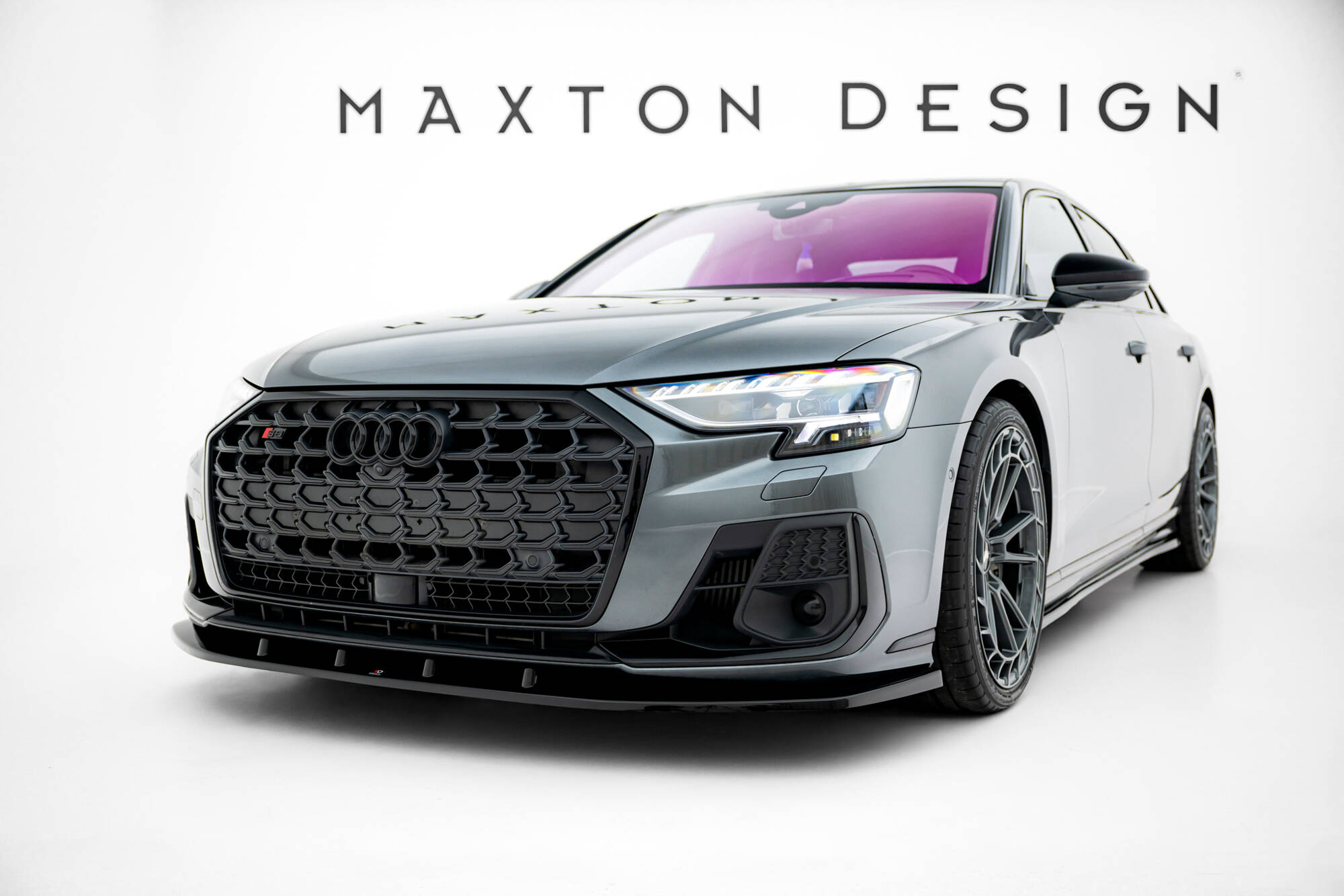 Maxton Design Передний сплиттер V.1 для Audi S8 / A8 S-Line D5 (рестайлинг)