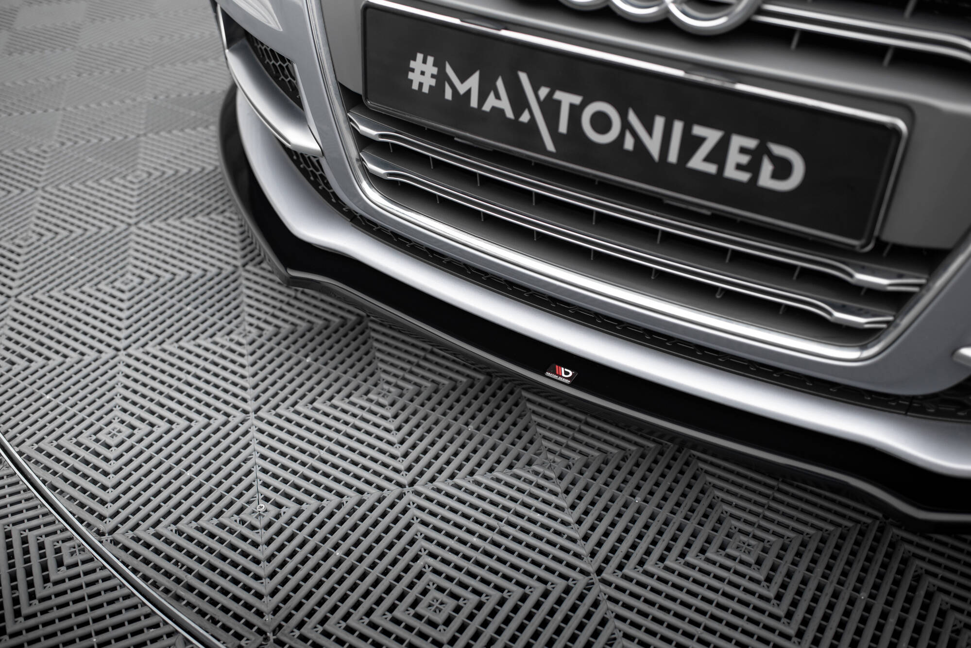 Maxton Design Передний сплиттер V.1 для Audi TT S / TT S-Line 8J после рестайлинга — изображение 3