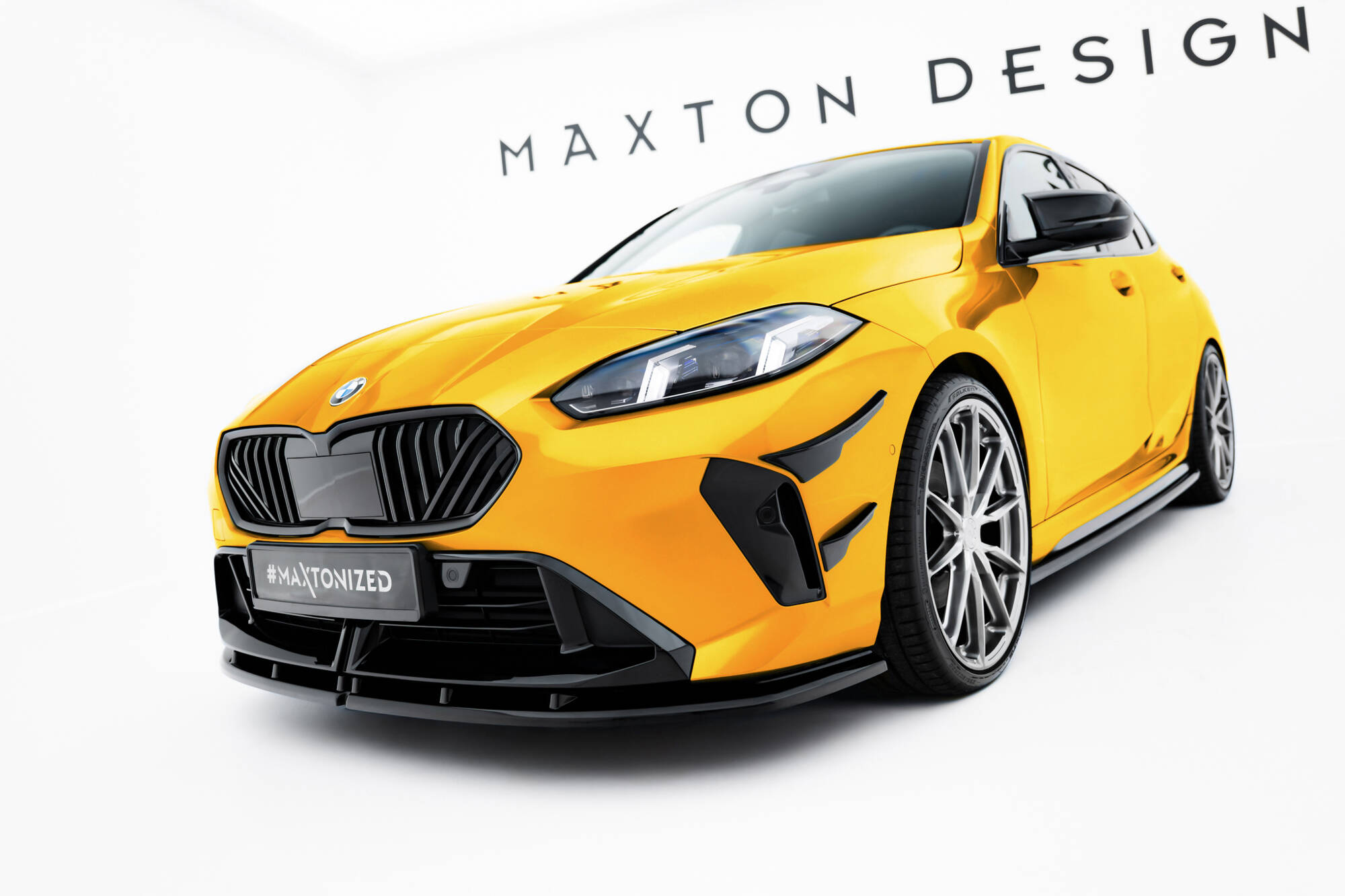 Maxton Design Передний сплиттер V.1 BMW 1 M-Pack F70