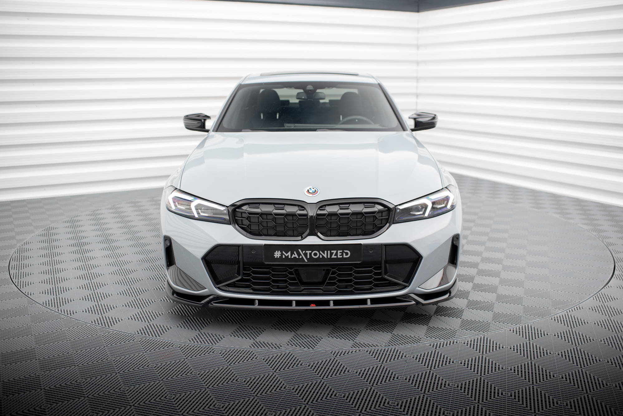 Maxton Design Передний сплиттер V.1 для BMW 3 M340i / M-Pack G20 / G21 (рестайлинг) — изображение 2