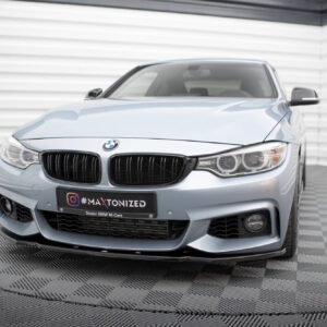 Maxton Design Передний сплиттер V.1 для BMW 4 Coupe / Gran Coupe / Cabrio M-Pack F32 / F36 / F33