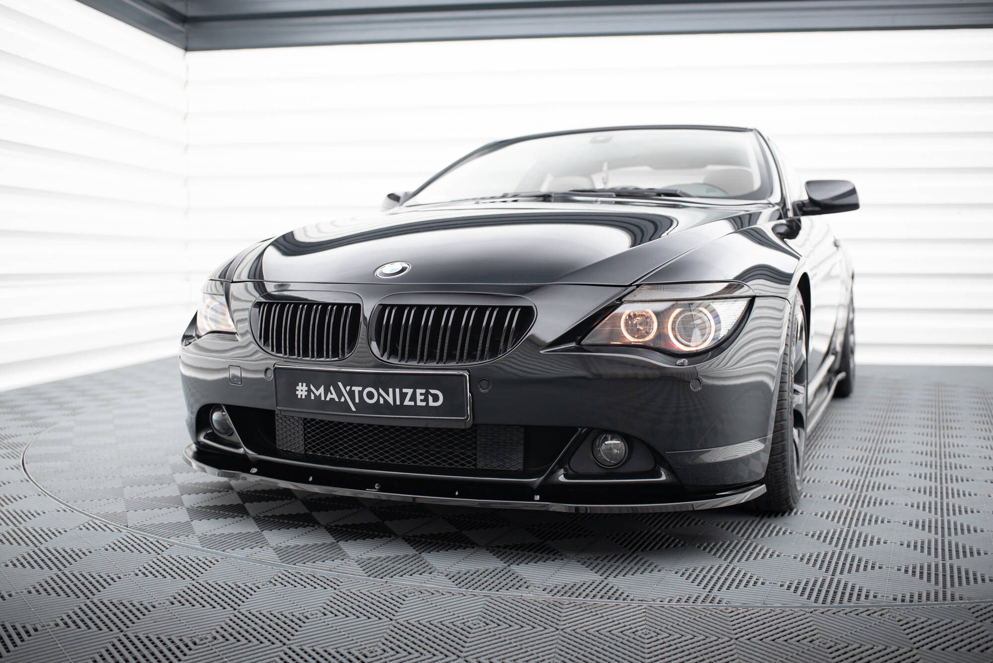 Maxton Design Передний сплиттер V.1 для BMW 6 Coupe E63 / Cabrio E64