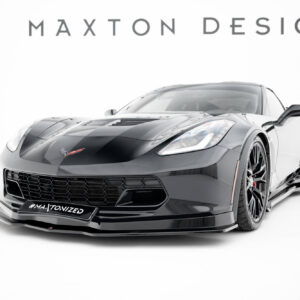 Maxton Design Передний сплиттер V.1 Chevrolet Corvette Stingray / Z06 C7