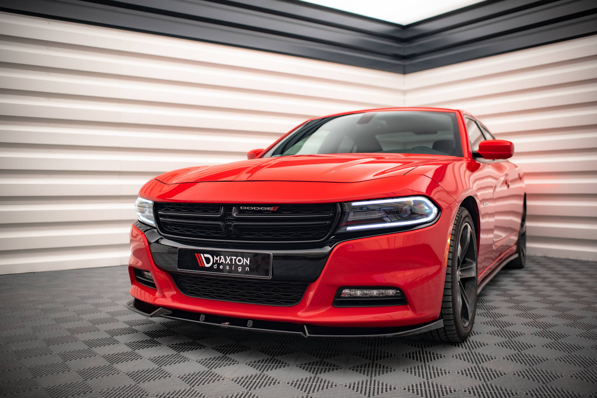Maxton Design Передний сплиттер V.1 для Dodge Charger RT Mk7 Facelift