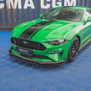Maxton Design Передний сплиттер V.1 + закрылки для Ford Mustang GT Mk6 Facelift