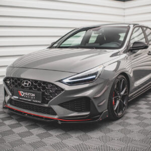 Maxton Design Передний сплиттер V.1 + закрылки для Hyundai I30 N / I30 N-Line Хэтчбек/Фастбэк Mk3 Фейслифт