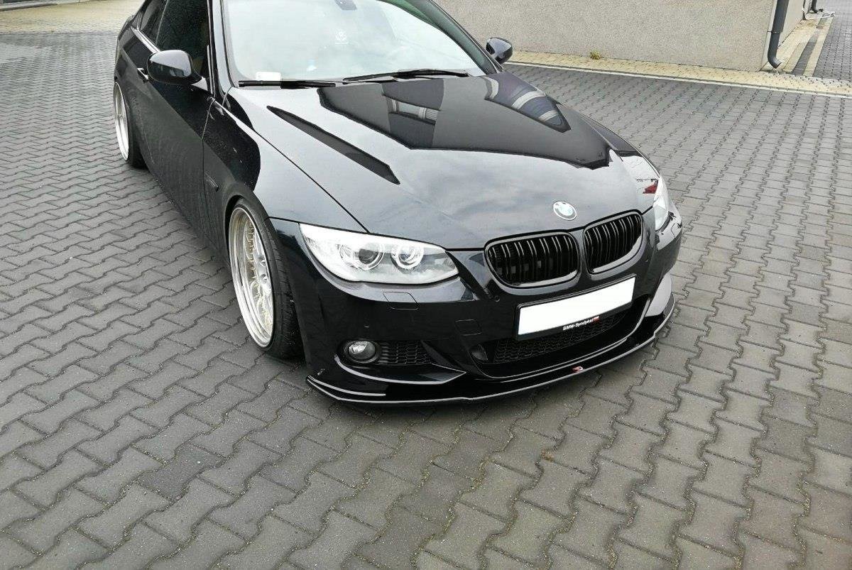 Maxton Design Передний сплиттер V.1 для BMW 3 E92 M-PACK рестайлинг
