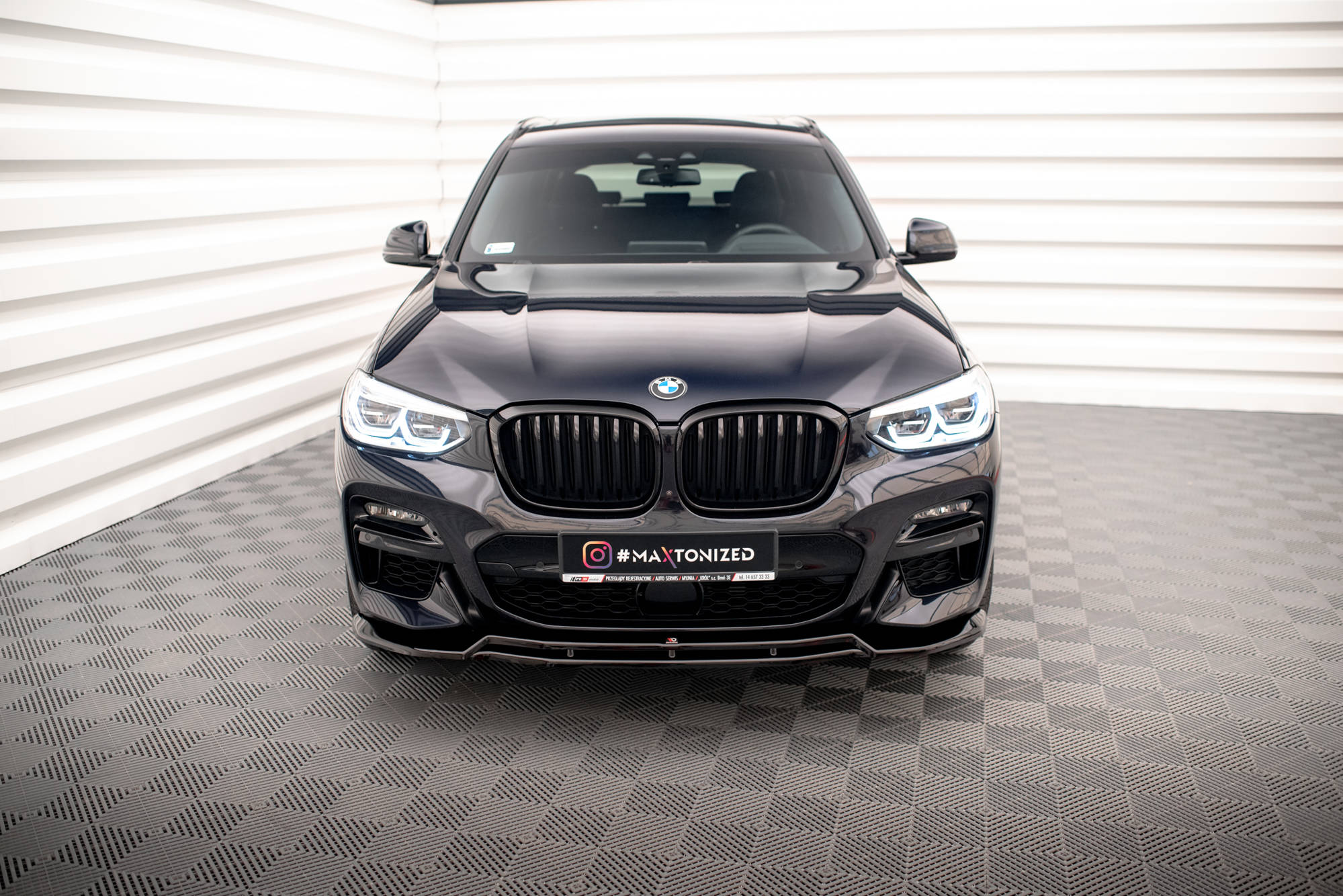 Maxton Design Передний сплиттер V.1 для BMW X3 M40d / M40i / M-Pack G01 — изображение 2