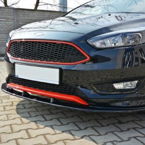 Maxton Design Передний сплиттер V.1 для Ford Focus ST-Line Mk3 (рестайлинг)