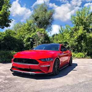 Maxton Design Передний сплиттер V.1 для Ford Mustang Mk. 6 (рестайлинг)