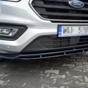 Maxton Design Передний сплиттер V.1 для Ford Transit Custom Mk1 Facelift / Tourneo Custom Mk1 Facelift