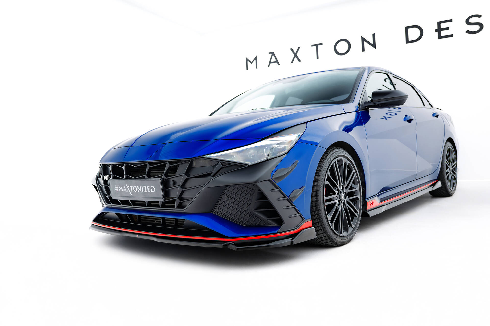 Maxton Design Передний сплиттер V.1 для Hyundai Elantra N Mk7