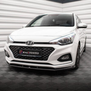 Maxton Design Передний сплиттер V.1 для Hyundai I20 Mk2 (рестайлинг)