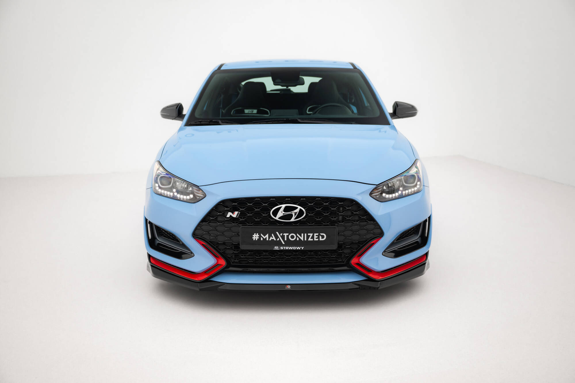 Maxton Design Передний сплиттер V.1 для Hyundai Veloster N Mk2 — изображение 2