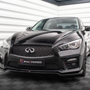 Maxton Design Передний сплиттер V.1 для Infiniti Q50 S Mk1