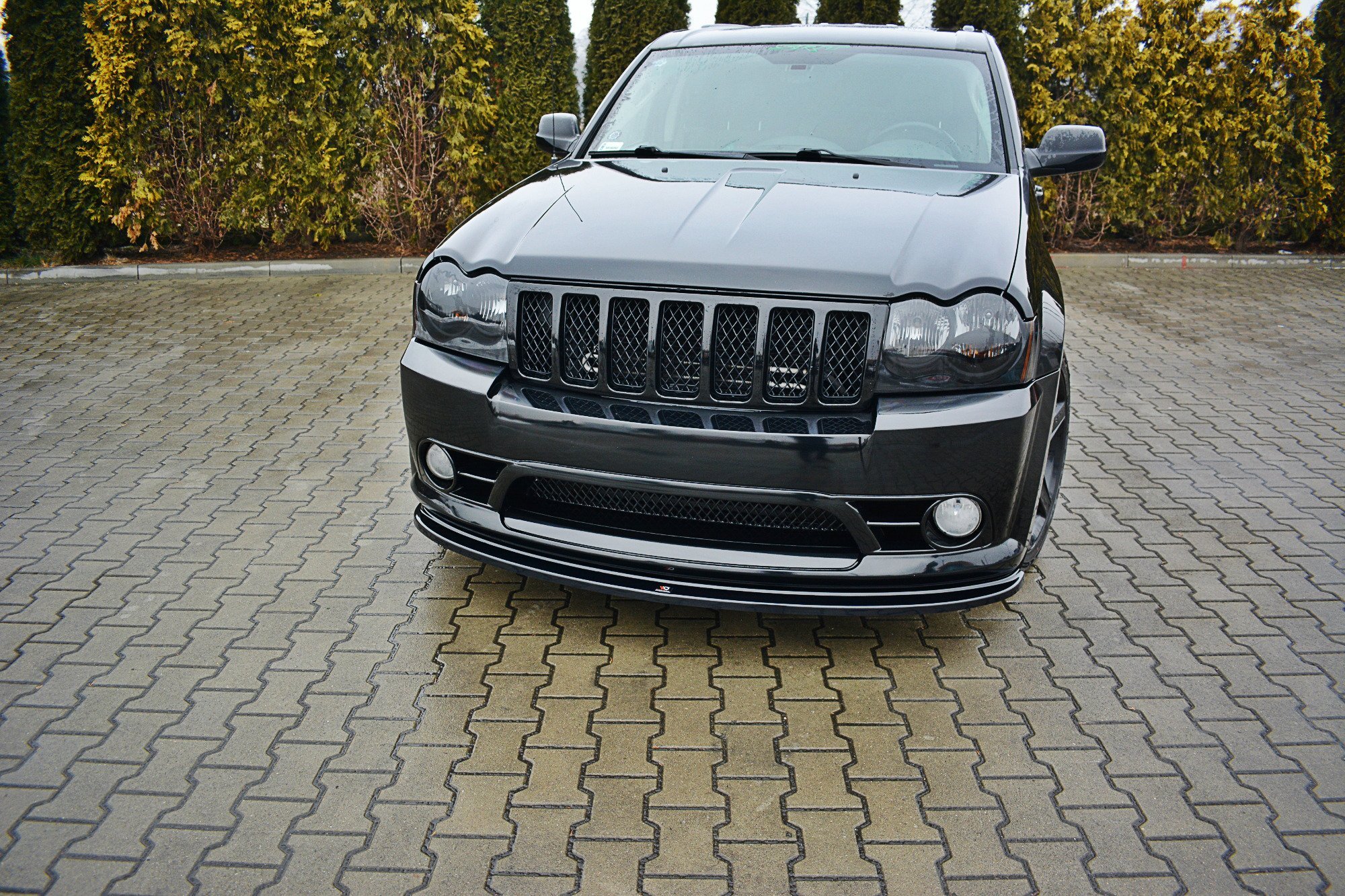 Maxton Design Передний сплиттер V.1 для Jeep Grand Cherokee WK Str8