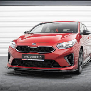 Maxton Design Передний сплиттер V.1 для Kia Ceed GT / GT-Line Mk3 / Proce Mk1
