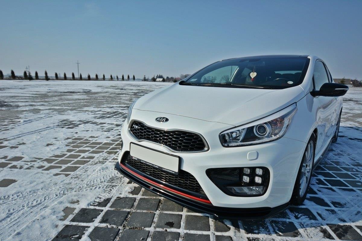 Maxton Design Передний сплиттер V.1 для KIA CEE'D / PRO CEE'D GT MK2