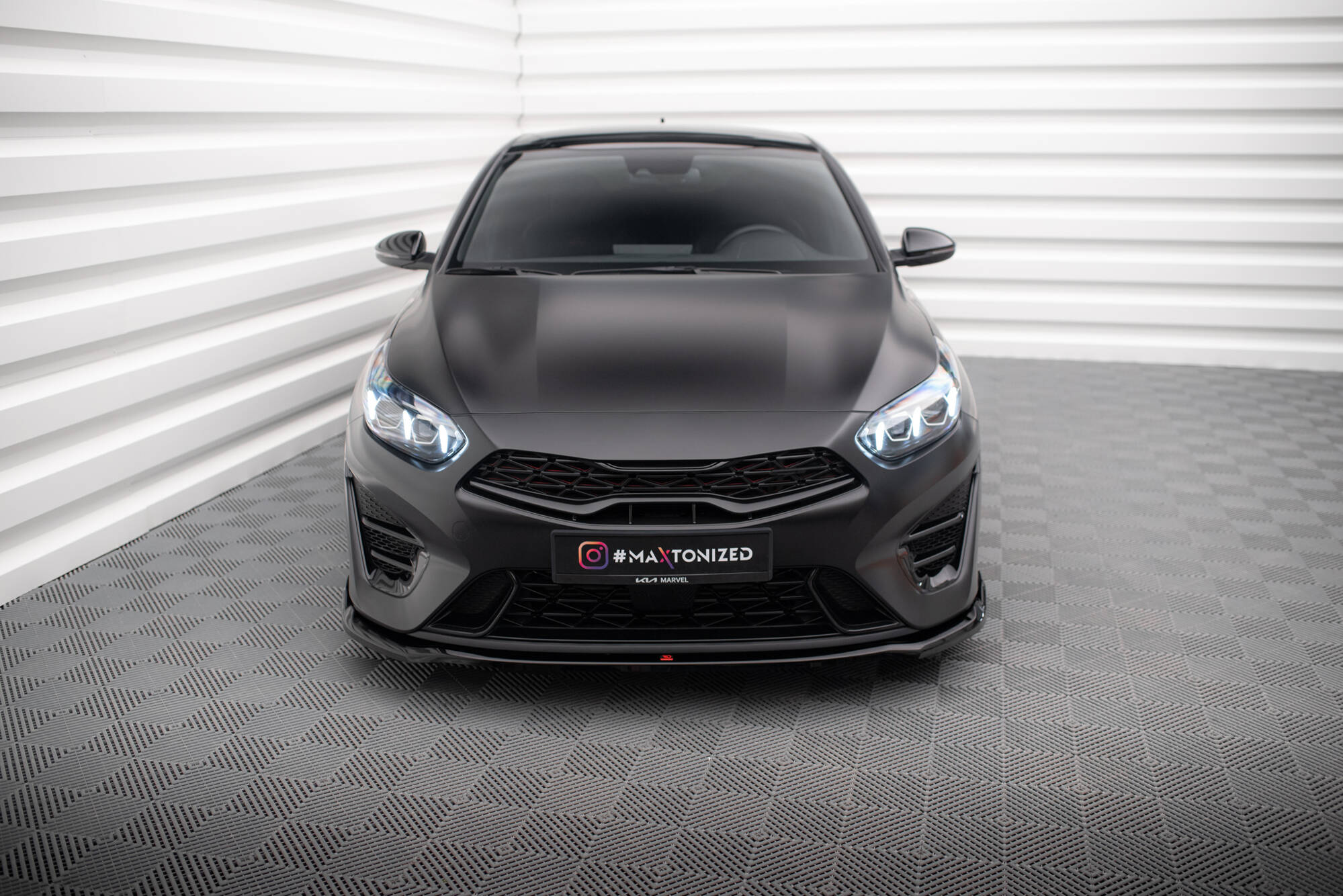 Maxton Design Передний сплиттер V.1 для Kia Proceed GT Mk3 Facelift / Ceed GT / GT-Line Mk1 Facelift — изображение 2