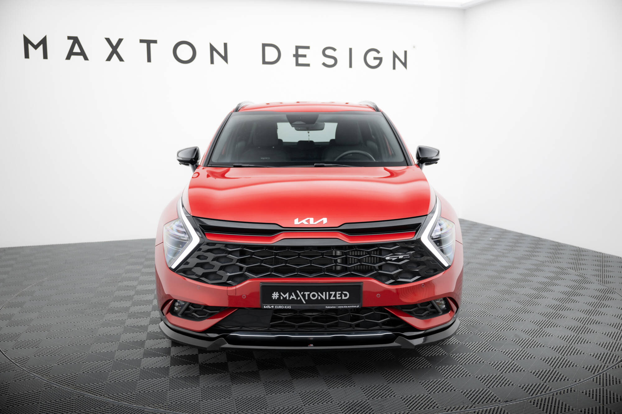 Maxton Design Передний сплиттер V.1 для Kia Sportage GT-Line Mk5 — изображение 2