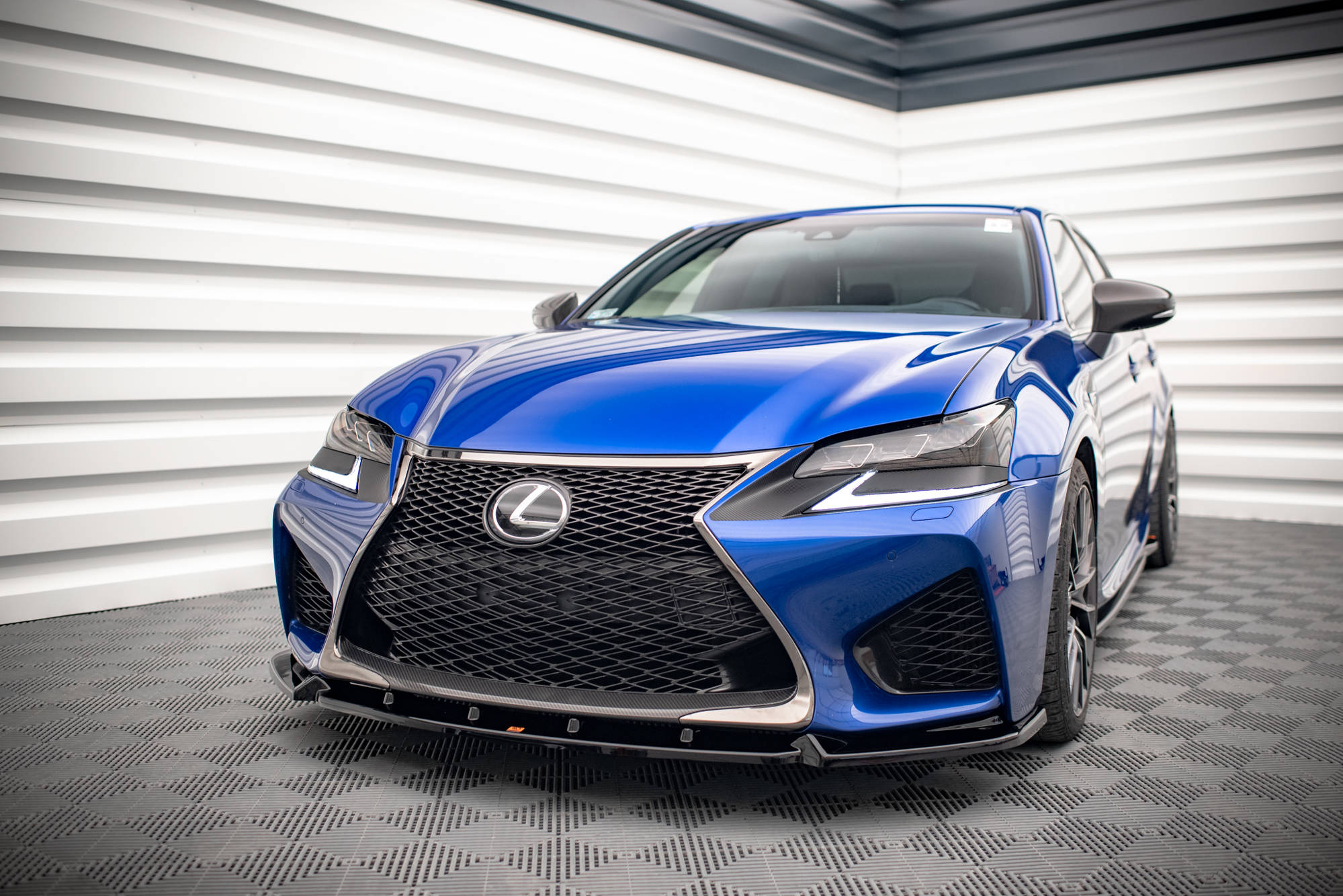 Maxton Design Передний сплиттер V.1 Lexus GS F Mk4 рестайлинг