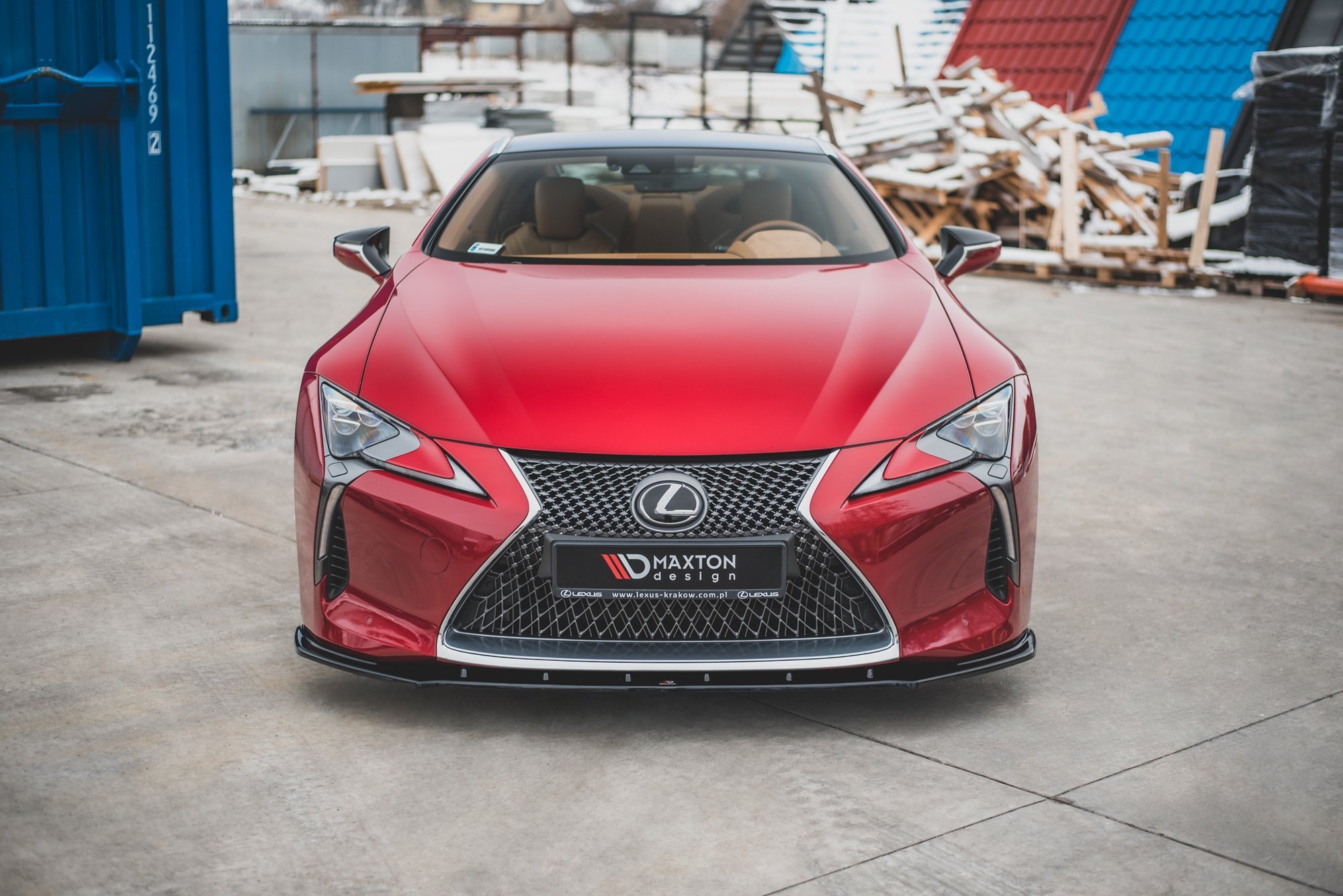 Maxton Design Передний сплиттер V.1 для Lexus LC 500