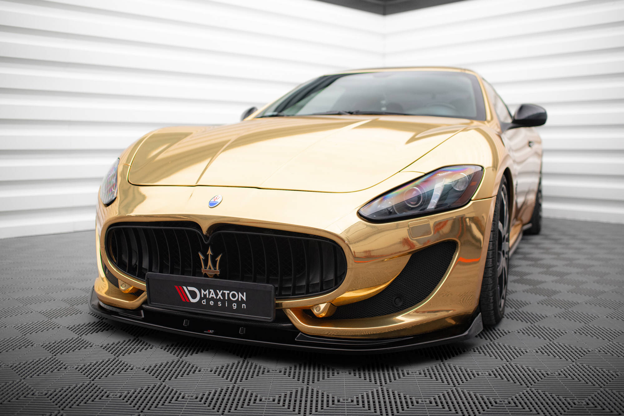 Maxton Design Передний сплиттер V.1 для Maserati Granturismo Mk1 (рестайлинг)
