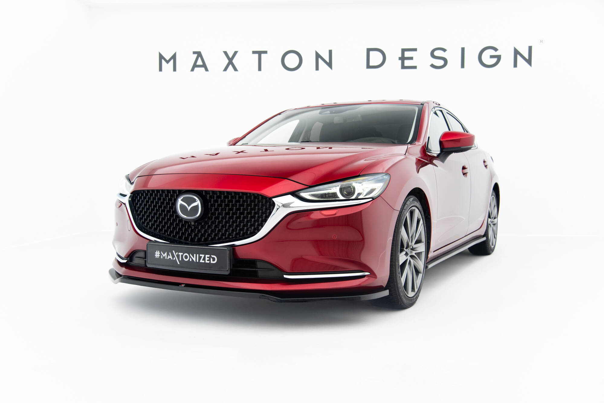 Maxton Design Передний сплиттер V.1 Mazda 6 Mk3 Facelift